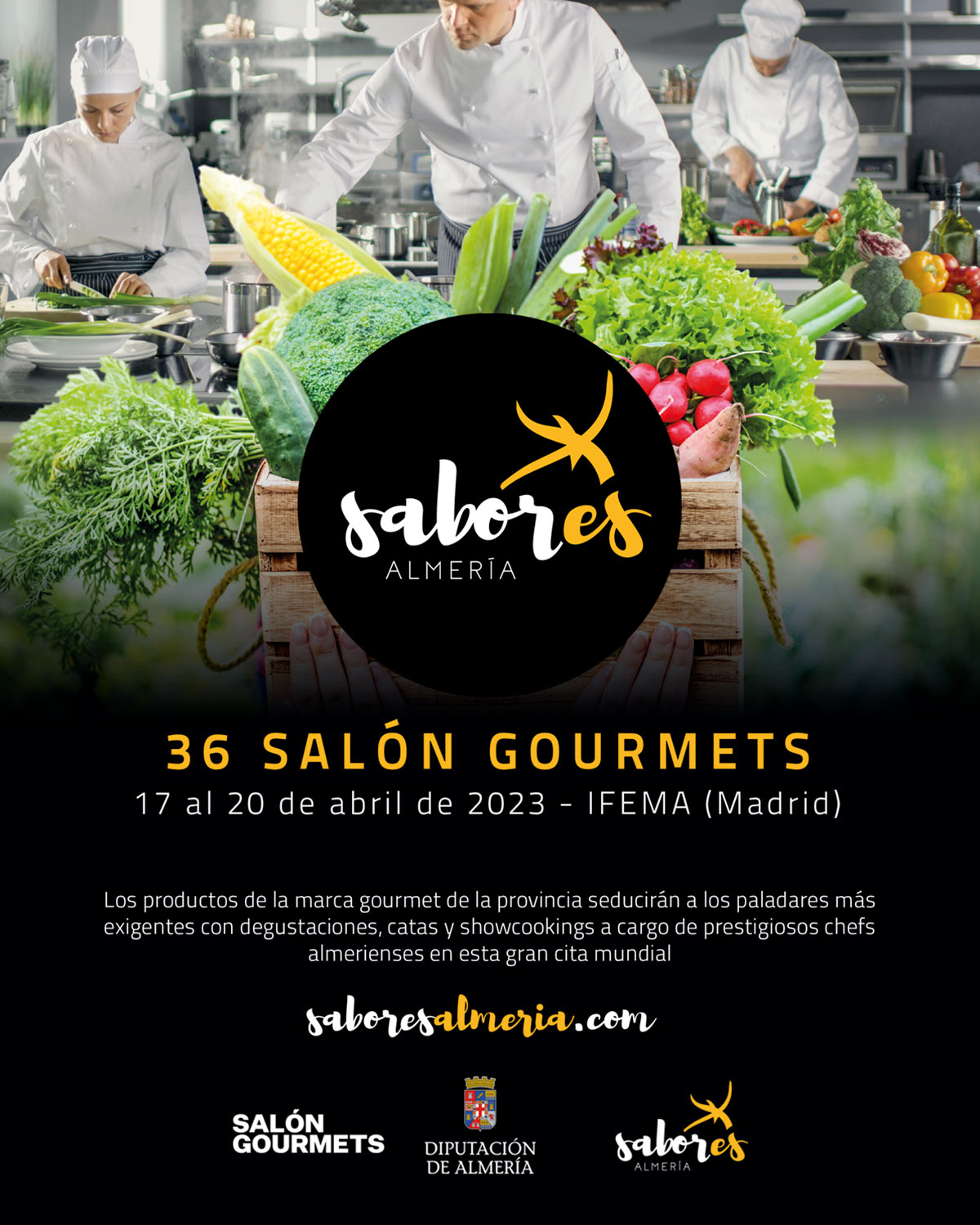 SABORES ALMERÍA PARTICIPA EN LA XXXVI EDICIÓN DEL SALÓN GOURMETS 2023