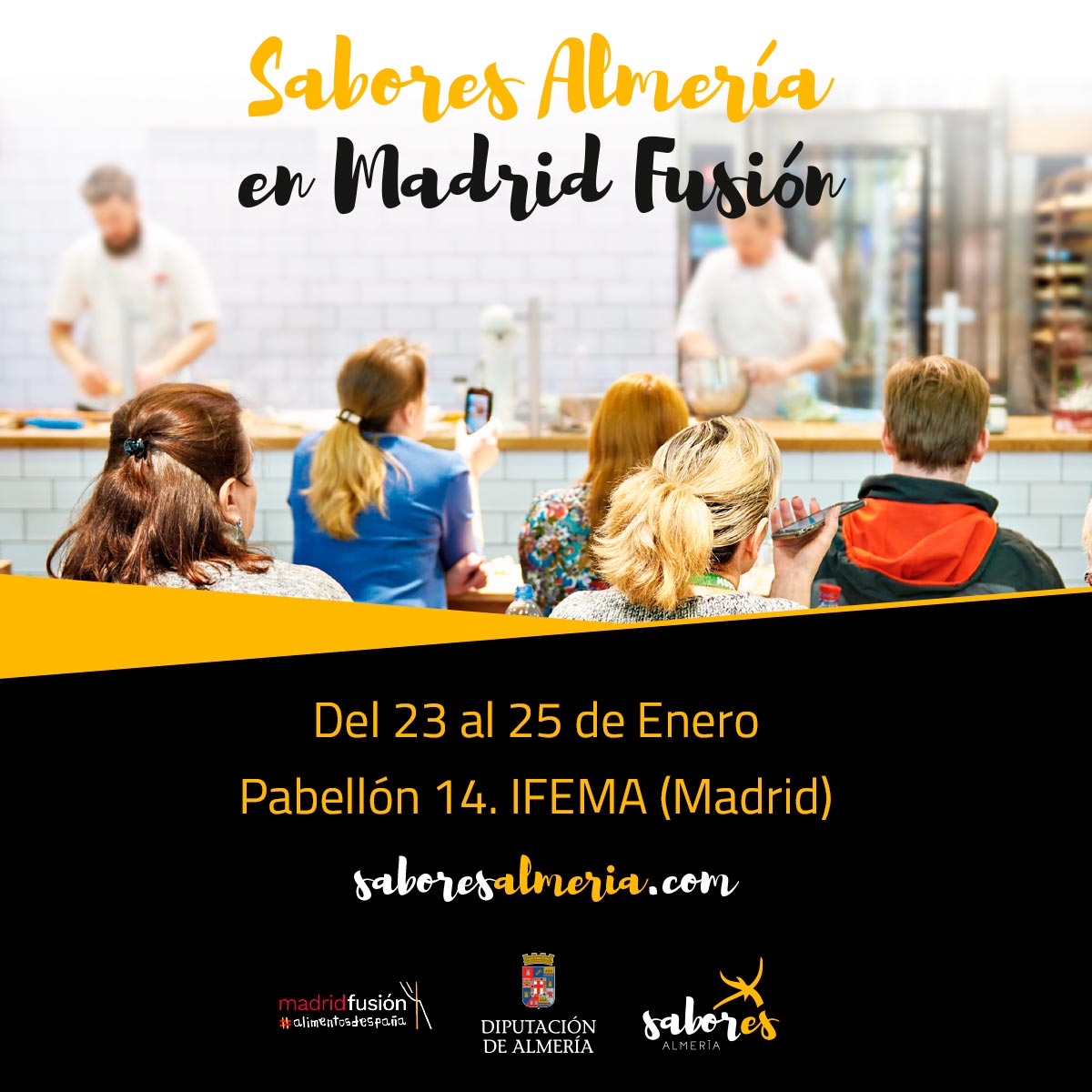 SABORES ALMERÍA EN EL XXI CONGRESO GLOBAL DE GASTRONOMÍA "MADRID FUSIÓN"
