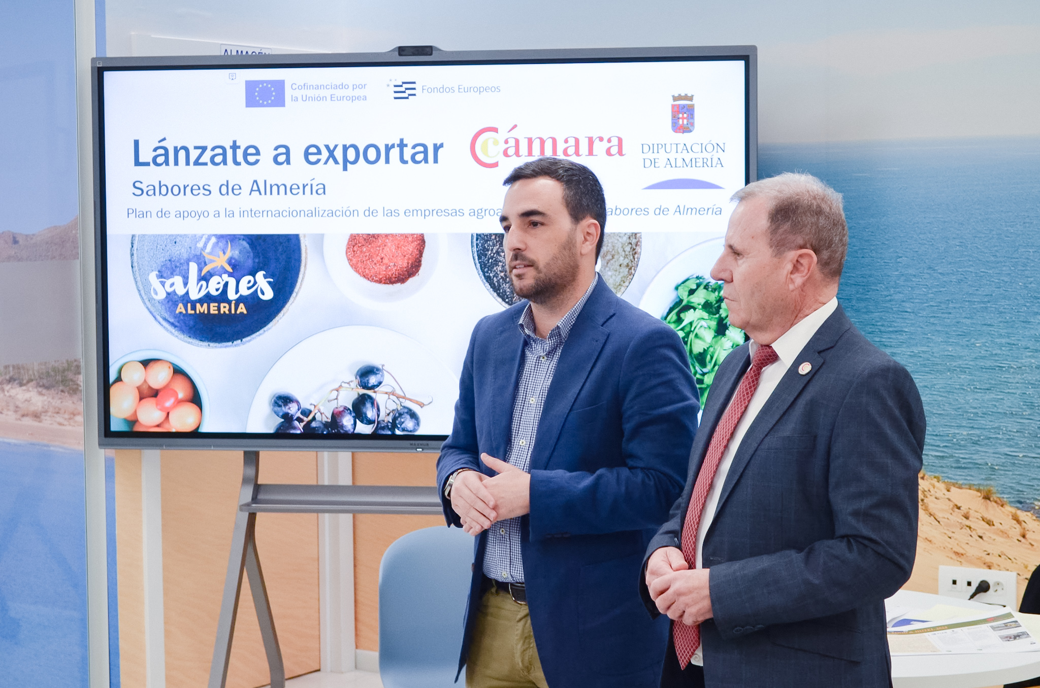 lánzate a exportar sabores almería y cámara de comercio