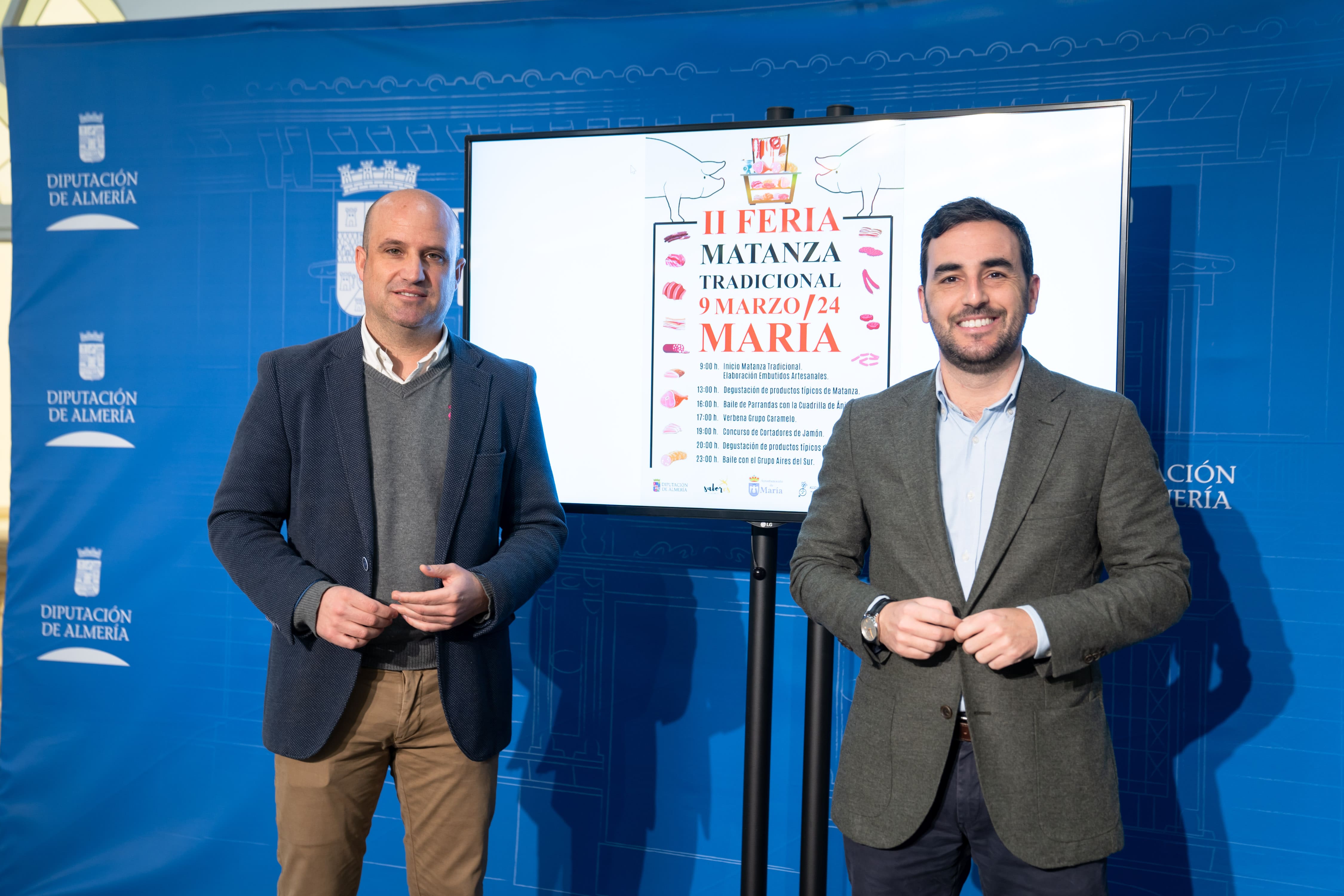 Diputación, ‘Sabores Almería’ y Ayuntamiento mantienen viva la matanza con la Feria de María