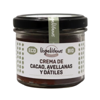 CREMA DE CACAO, AVELLANAS Y DATILES VEGANOS