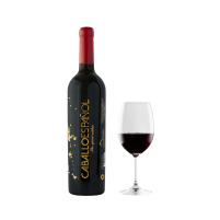 Vino Tinto Caballo Español (Edición Oro