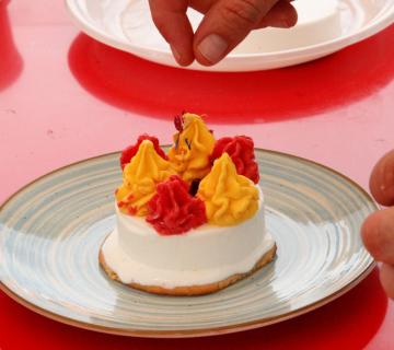 postre de helado