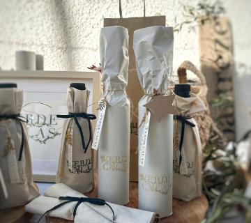 botellas de verde calas para regalo