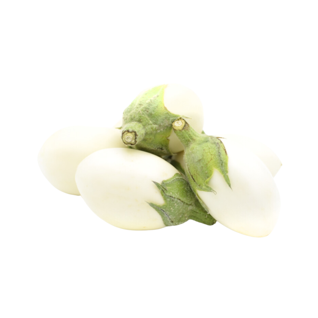 Berenjena mini blanca